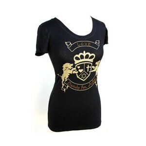 Womens Girls Love Beauty for Ashes® Lion Lamb Logo Cross Crown Hearts T-Shirt